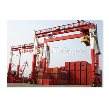 Customized rubber tyred gantry crane lifting containers