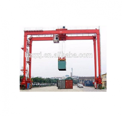 RTG rubber tyre type container gantry crane for sale